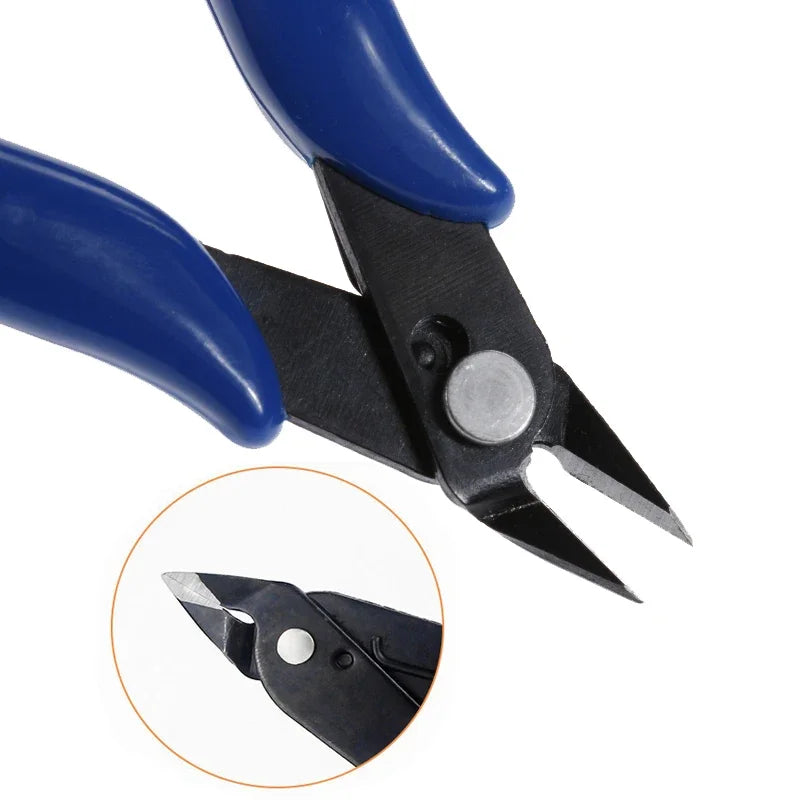 Electrical Wire Cable Cutters Cutting Side Snips Flush Pliers Nipper Anti-slip Rubber Mini Diagonal Pliers Hand Tools