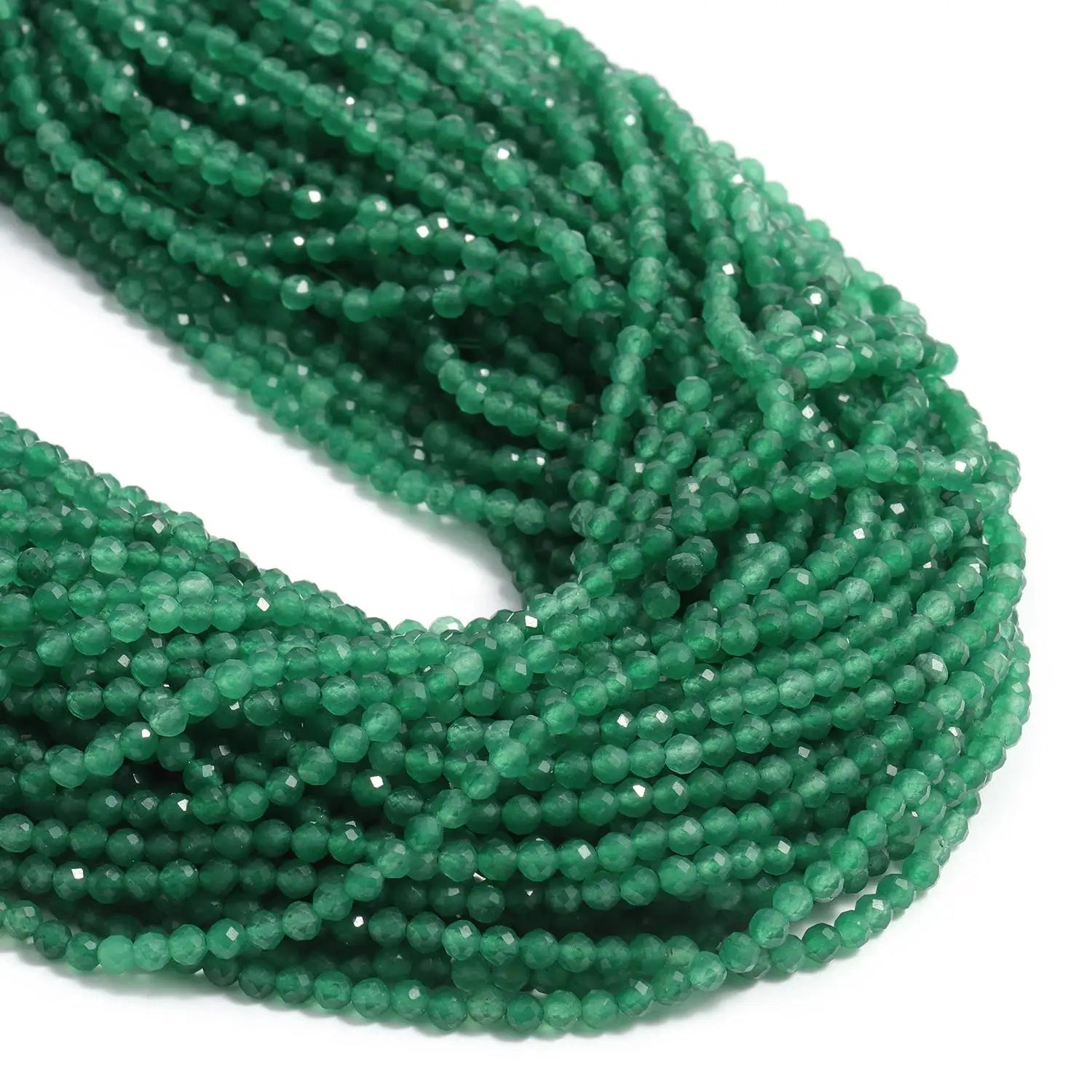 2, 3, 4mm Faceted Tiny Beads Natural Stone  Aquamarine Lapis Lazuli Tourmaline Amethyst  & More
 for Jewelry Making
