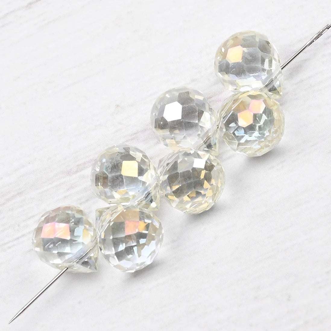 Beautiful Colors Czech Crystal Waterdrop Beads Faceted  for Jewelry Making 10x8mm 20 Pieces