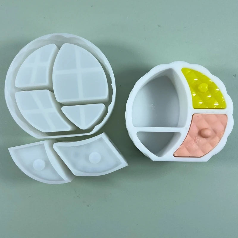 Resin Molds Cat Ears 3D Twisted Trinket Drawer