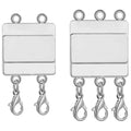Layered Necklace Magnetic Clasps for Layering Multiple Strands Jewelry Findings 1set