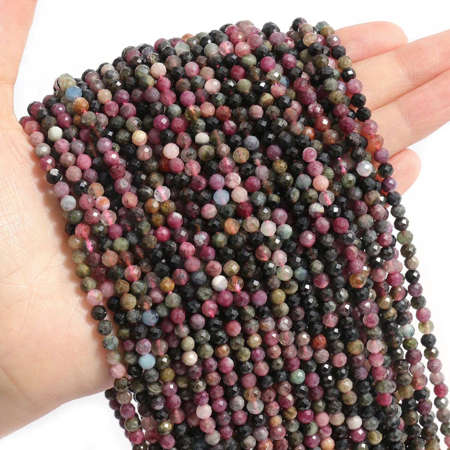 Faceted Natural Stone Beads  Amazonite Aquamarine Opal Labradorite & More For Jewelry Making 2 3 4mm