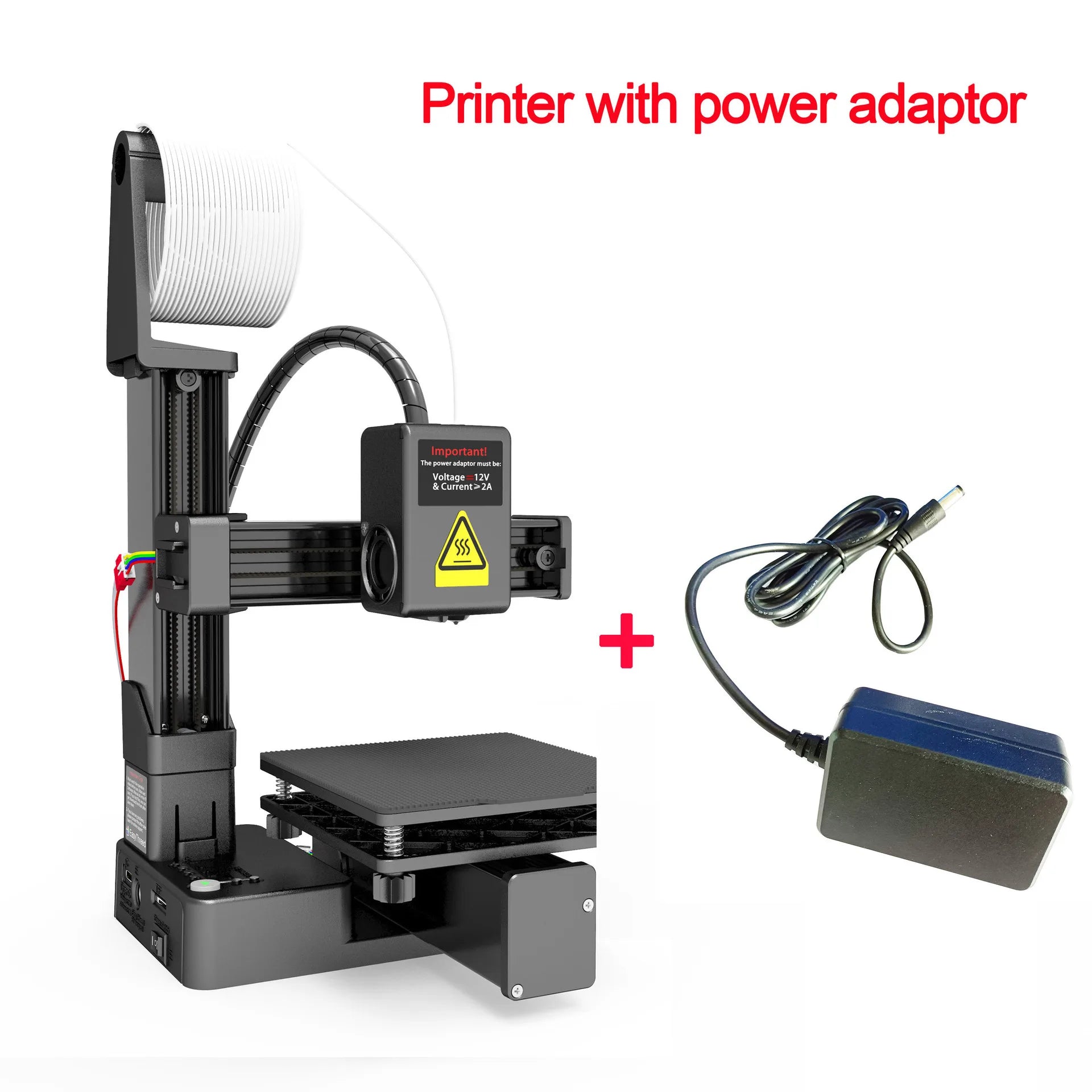 K10 Entry Level 3D Printer Mini Desktop Printing Machine Compatible with PLA TPU 1.75mm Filament Ideal for Kids Students Beginners  Printing Projects Compact Portable Design Easy to Operate Quiet Operation with One Key Printi