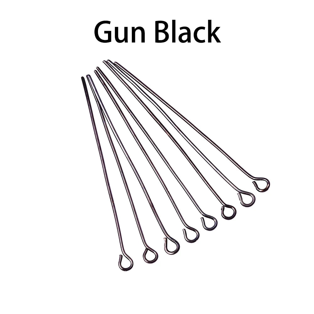 Eye & Head Pin Gold Plated Ball Head Pins for Jewelry  Making 100-200 Pieces