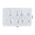 Resin Silicone Mold Jewelry Making UV Epoxy  Earring Pendants