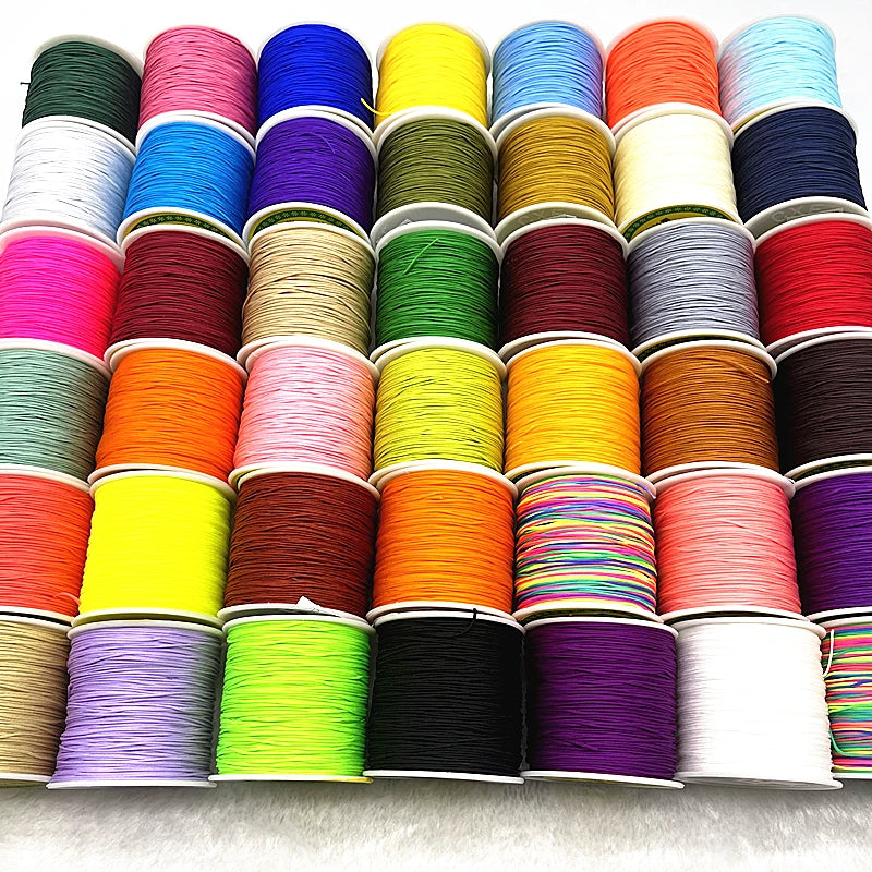 Nylon Macrame Cord Bracelets, Necklaces, & Tassels 0.4/0.8/1.0/1.5mm
