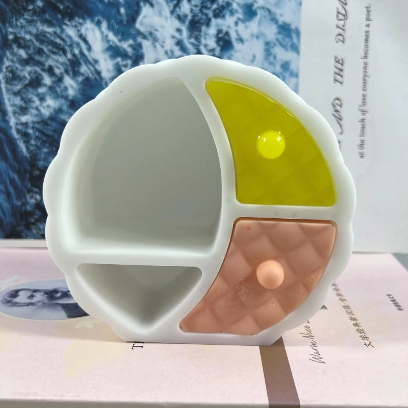 Resin Molds Cat Ears 3D Twisted Trinket Drawer