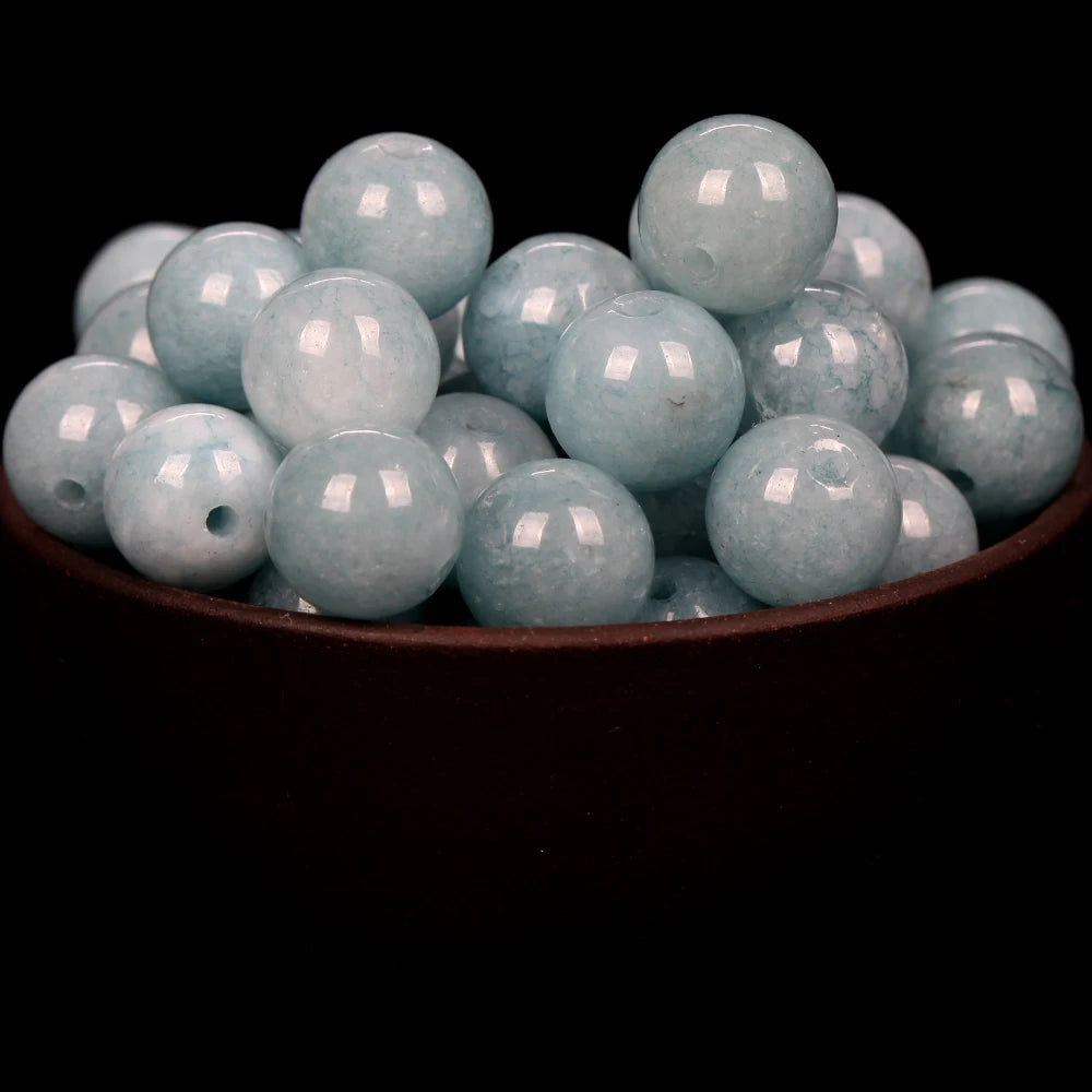 Natural Round  Stone Beads For Jewelry Making