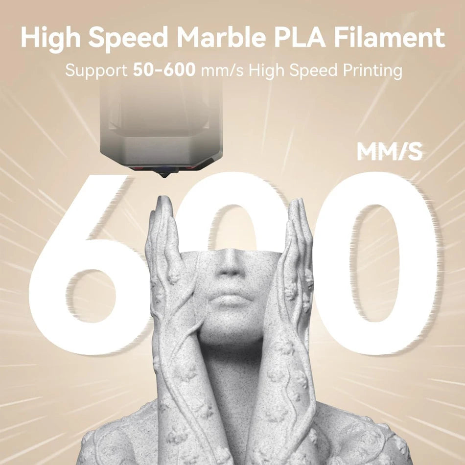 JAYO High Speed Marble  5 Rolls PLA 3D Printer Filament For FDM Marble-Like Texture