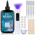 UV Resin Kit With Light Upgraded Hard Type Crystal Clear  Jewelry Making & More