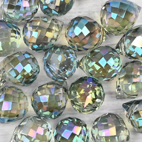 Beautiful Colors Czech Crystal Waterdrop Beads Faceted  for Jewelry Making 10x8mm 20 Pieces