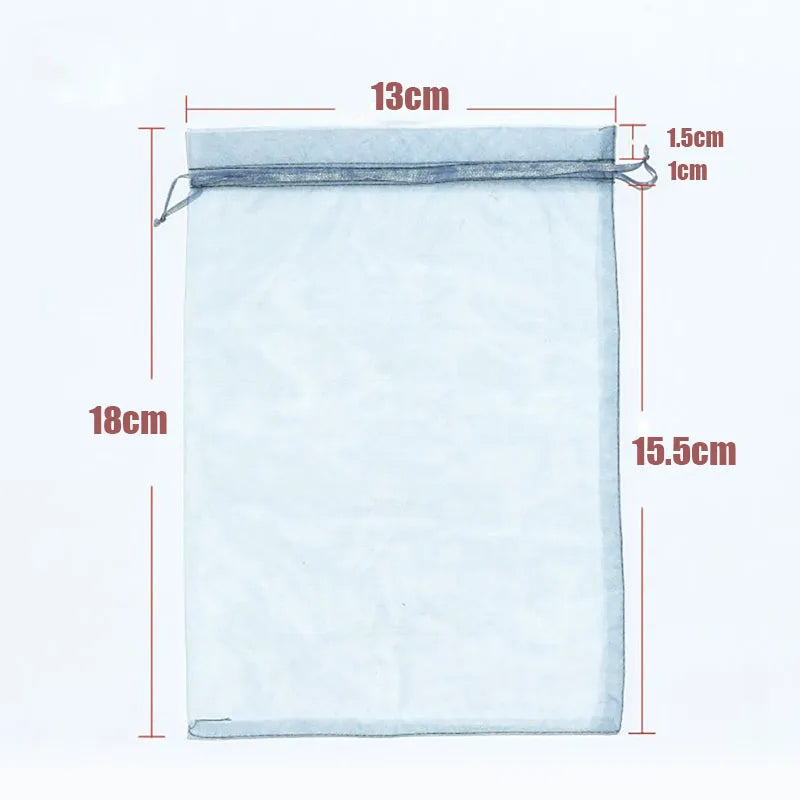 Drawable Organza Jewelry Packaging 7x9 9x12cm 10x15 13x18cm  22 Colors 100 Pieces