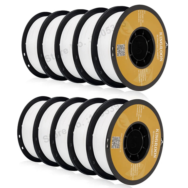 KINGROON PETG 3D Printer Filament 1.75mm 5KG 10KG Mix Color 1kg/roll   Plastic For FDM