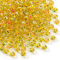 Czech Faceted Rondelle Beads  AAA Crystal Glass  Jewelry Making Bracelet, Earrings, & Necklaces  84pcs