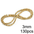 AAA+ Retention Color Natural Gold Plated Hematite  Loose Beads For Jewelry Making