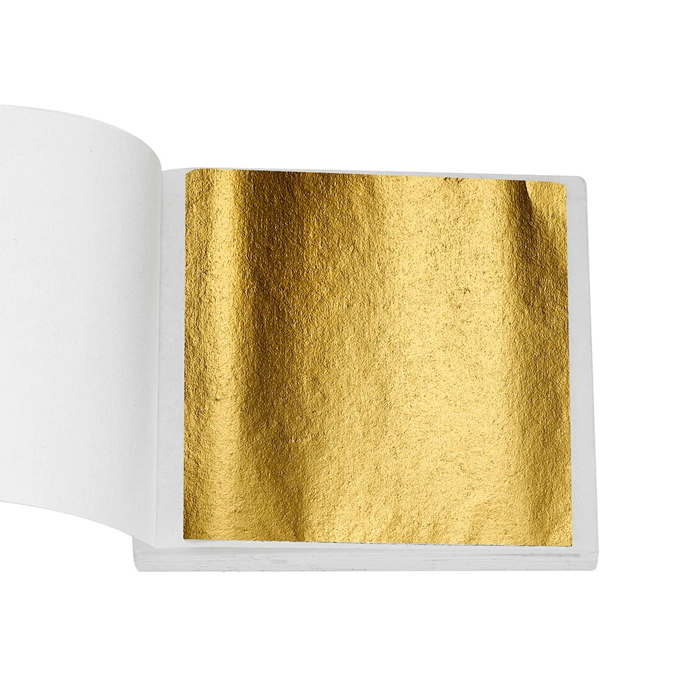 Imitation Gold Foil Paper Leaf Gilding  Use in Epoxy Resin Mold Jewelry Making 100-200sheets