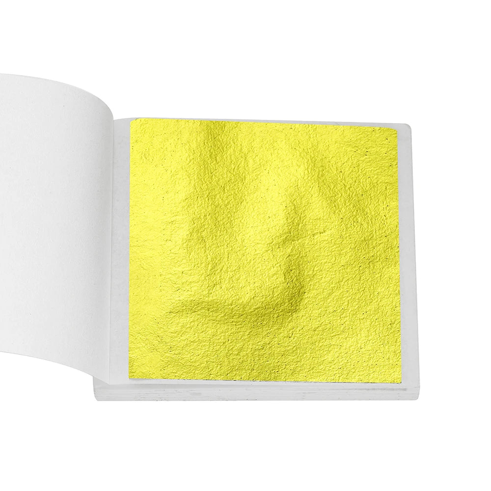 Imitation Gold Foil Paper Leaf Gilding  Use in Epoxy Resin Mold Jewelry Making 100-200sheets