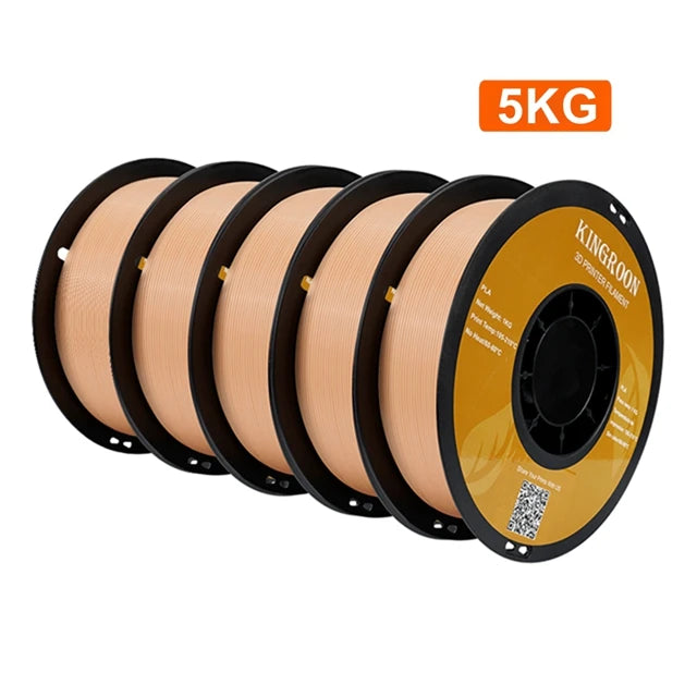 KINGROON PLA Filament 1.75mm 5/10KG PLA Plastic For 3D Printer, Standard 1kg/roll 3D Printing Filaments Mix Color