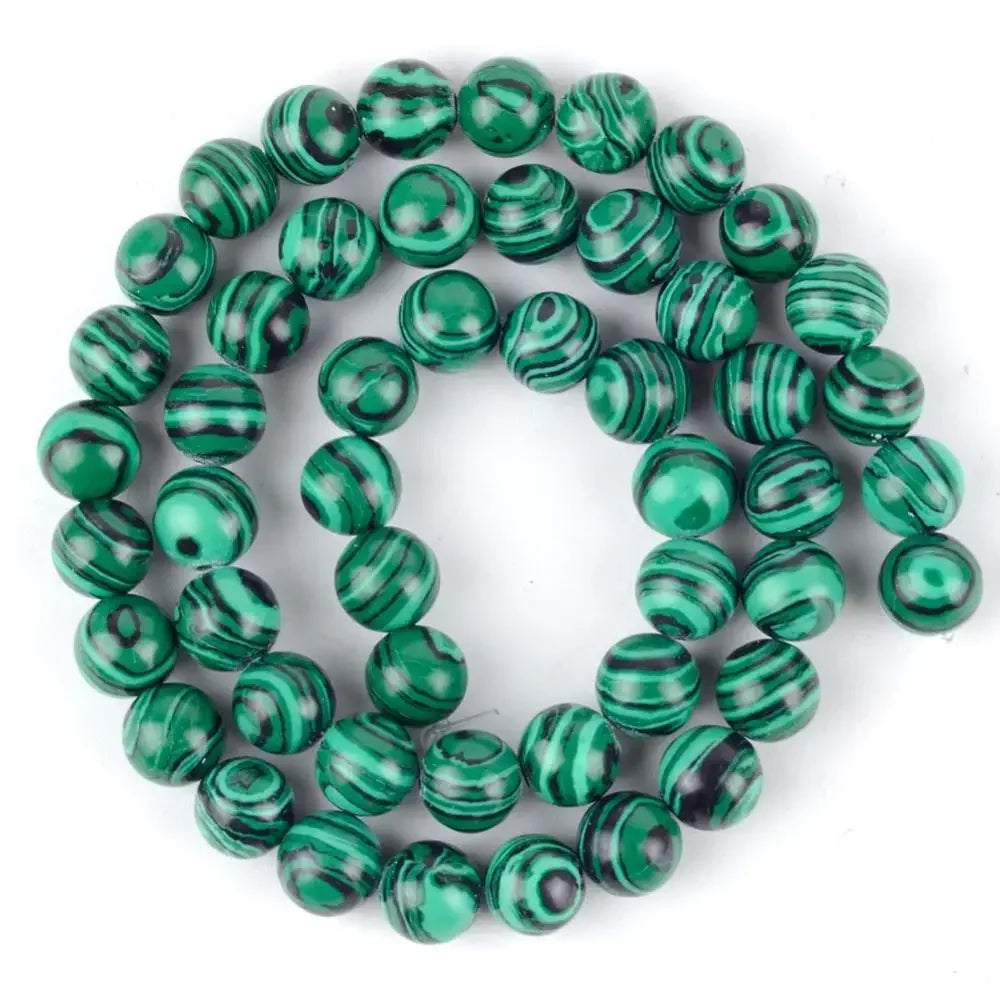 Natural Round  Stone Beads For Jewelry Making