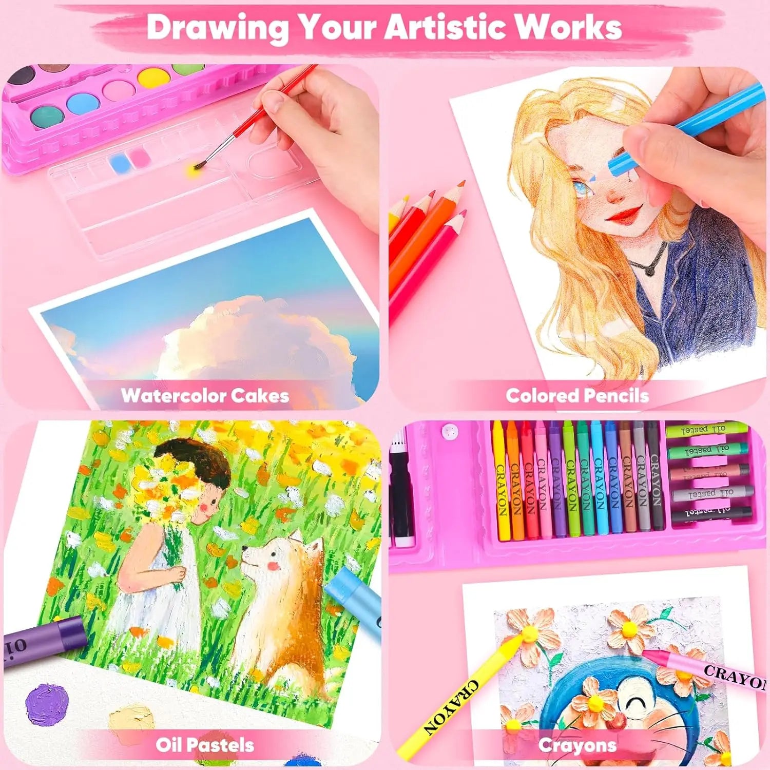 Drawing Art Set For Kids 149-Piece