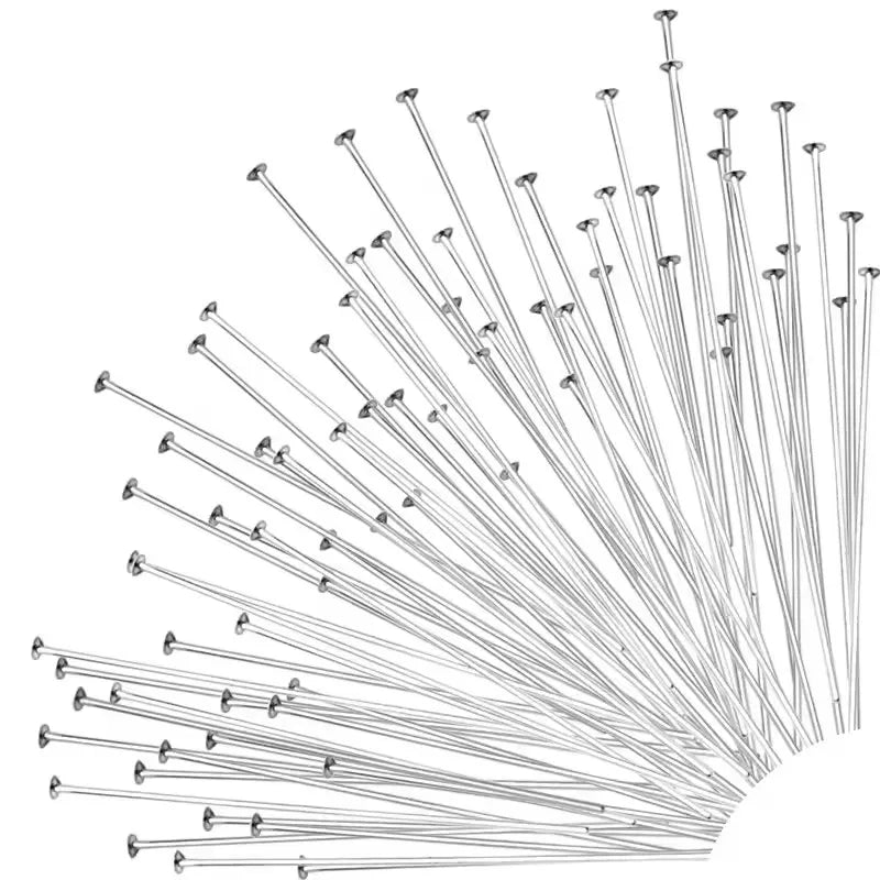Stainless Steel Head Pins Earrings Findings