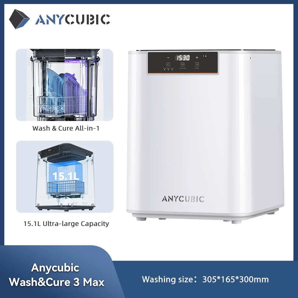 ANYCUBIC DLP SLA LCD Resin 3D Printer Photon Mono 2,M5s Pro,14K Photon Mono M7 Pro, M7, Photon P1, Wash and Cure 3, 3 Plus, Max