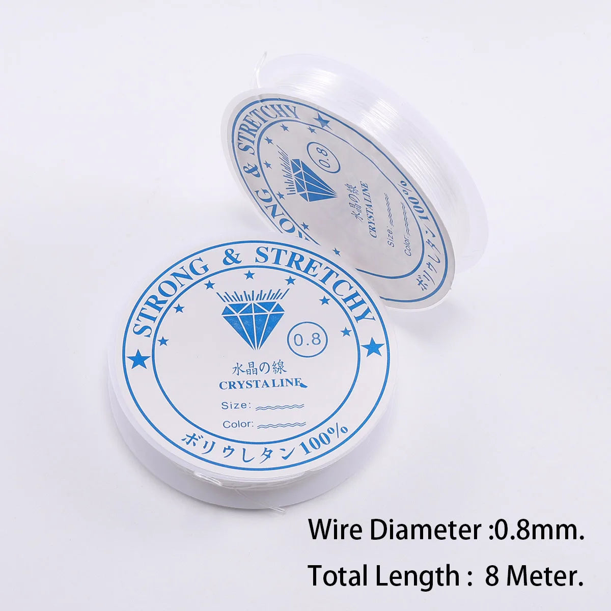 Transparent Elastic Stringing Crystal Line For Jewelry Making 0.4/0.5/0.6/0.7/0.8/1mm