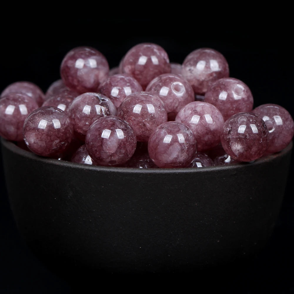 Natural Round  Stone Beads For Jewelry Making