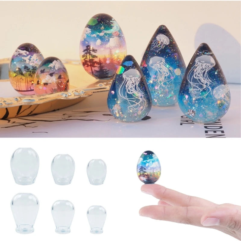 Water Drop/Egg Shaped Resin  Molds