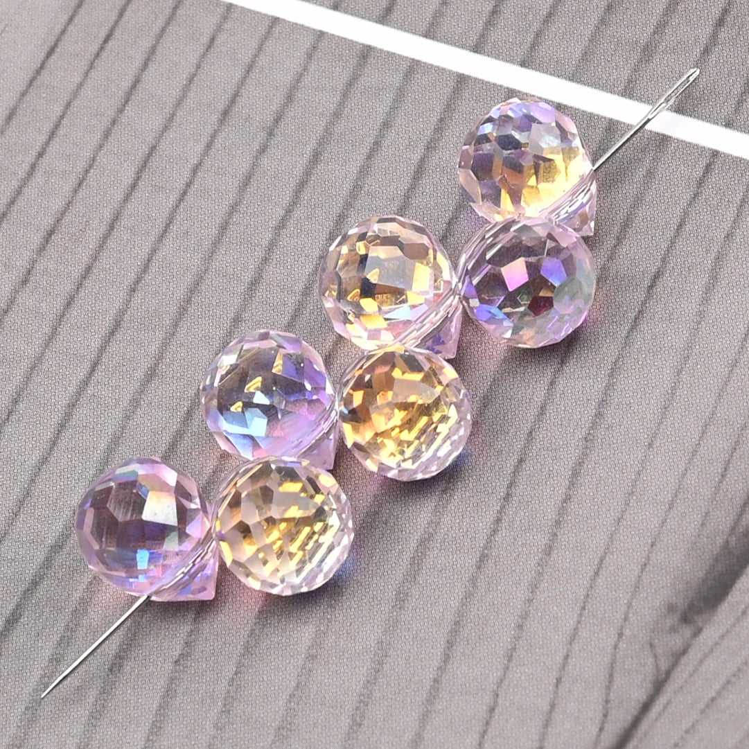 Beautiful Colors Czech Crystal Waterdrop Beads Faceted  for Jewelry Making 10x8mm 20 Pieces