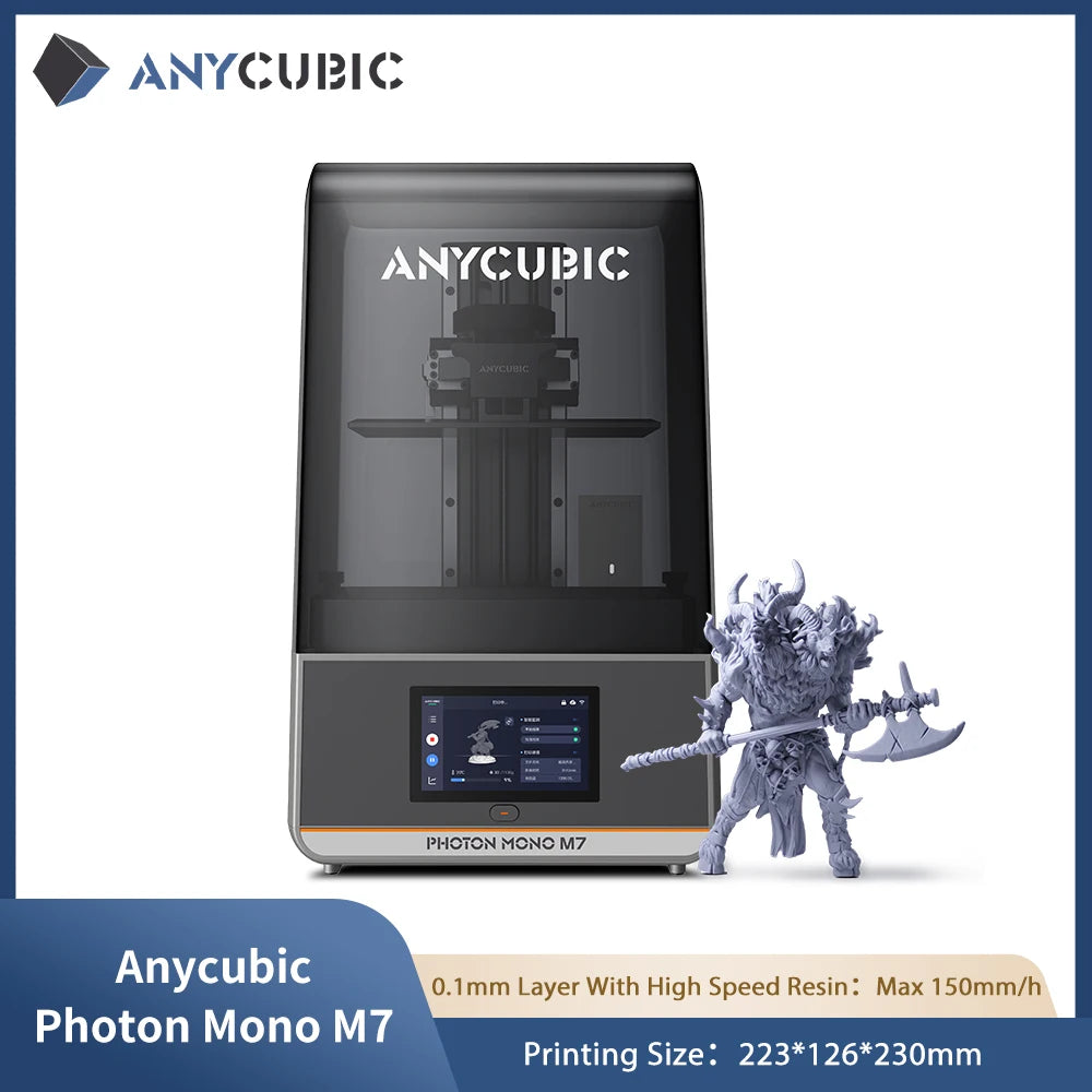 ANYCUBIC DLP SLA LCD Resin 3D Printer Photon Mono 2,M5s Pro,14K Photon Mono M7 Pro, M7, Photon P1, Wash and Cure 3, 3 Plus, Max