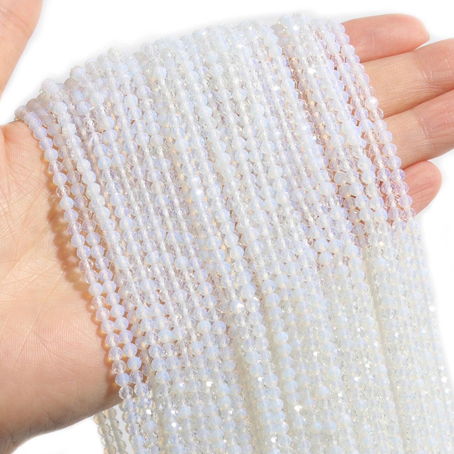 Faceted Natural Stone Beads  Amazonite Aquamarine Opal Labradorite & More For Jewelry Making 2 3 4mm