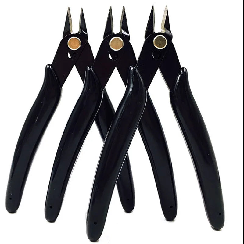 Electrical Wire Cable Cutters Cutting Side Snips Flush Pliers Nipper Anti-slip Rubber Mini Diagonal Pliers Hand Tools