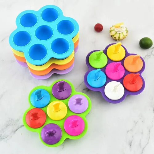 1pc Silicone Popsicle Molds Kids