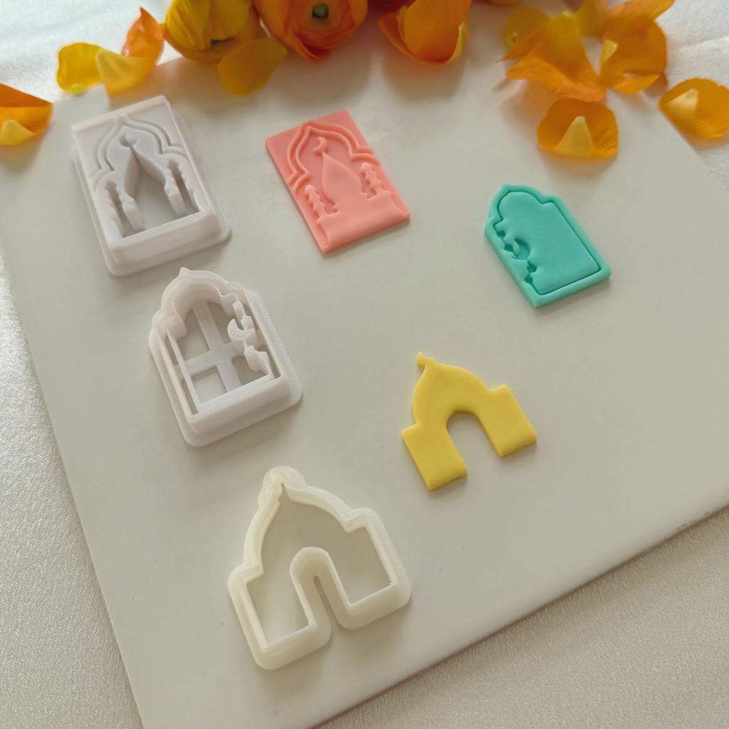 Arabesque Polymer Clay Cutter Islamic Temple Mosque Ramadan Arabian