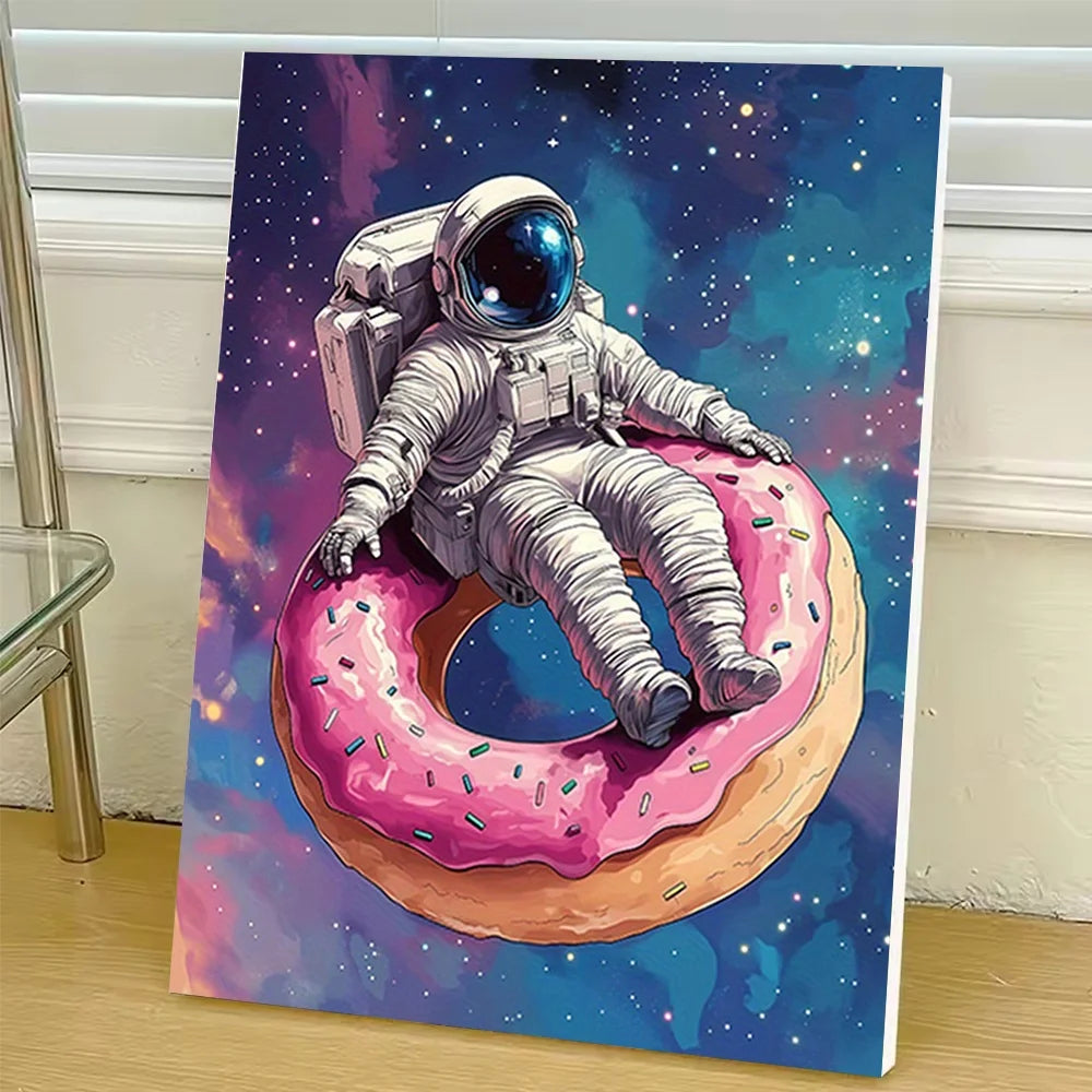 Whimsical Astronaut Art Paint By Numbers