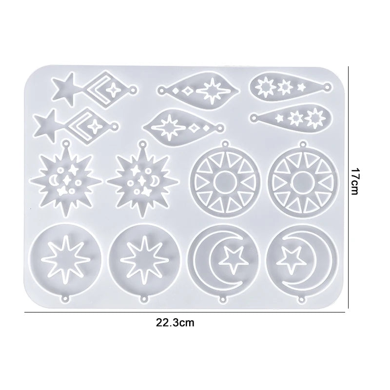 Butterfly Pendant Epoxy Resin Mold Earring Casting Silicone Mould for DIY Keychain Necklace Craft Jewelry Making Supplies