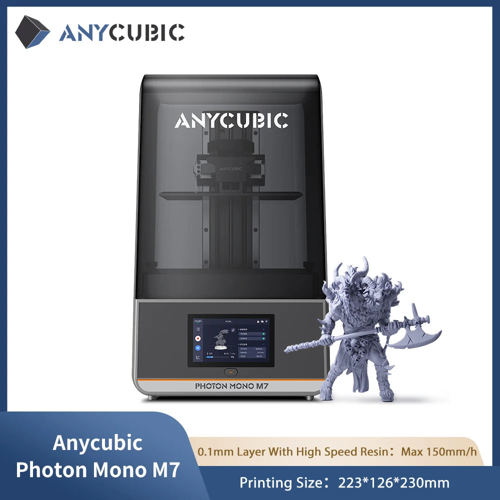 ANYCUBIC DLP SLA LCD Resin 3D Printer Photon Mono 2,M5s Pro,14K Photon Mono M7 Pro, M7, Photon P1, Wash and Cure 3, 3 Plus, Max