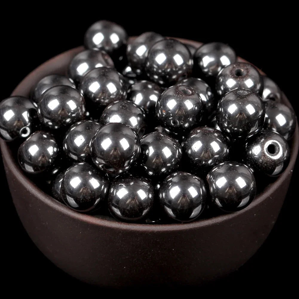 Natural Round  Stone Beads For Jewelry Making
