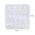 Butterfly Pendant Epoxy Resin Mold Earring Casting Silicone Mould for DIY Keychain Necklace Craft Jewelry Making Supplies