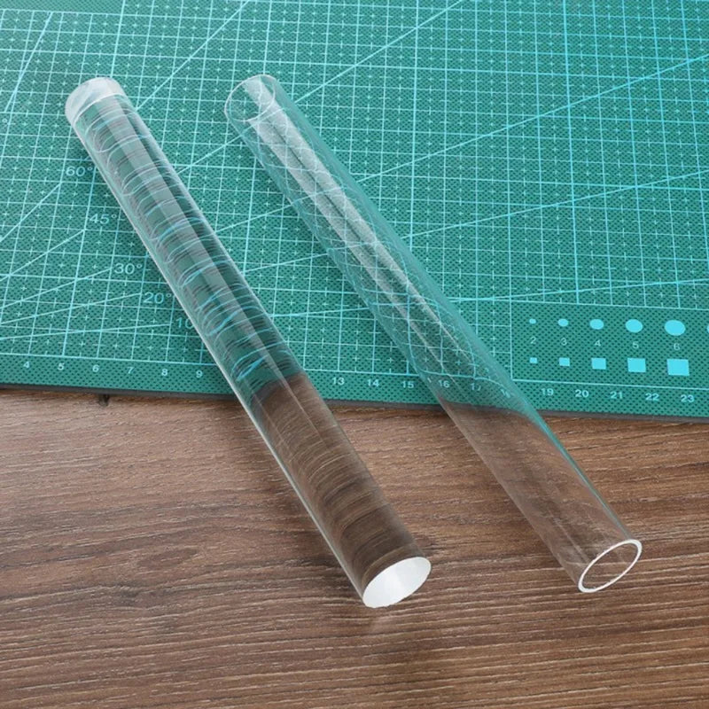 Solid & Hollow Acrylic Rolling Pins For Polymer Clay