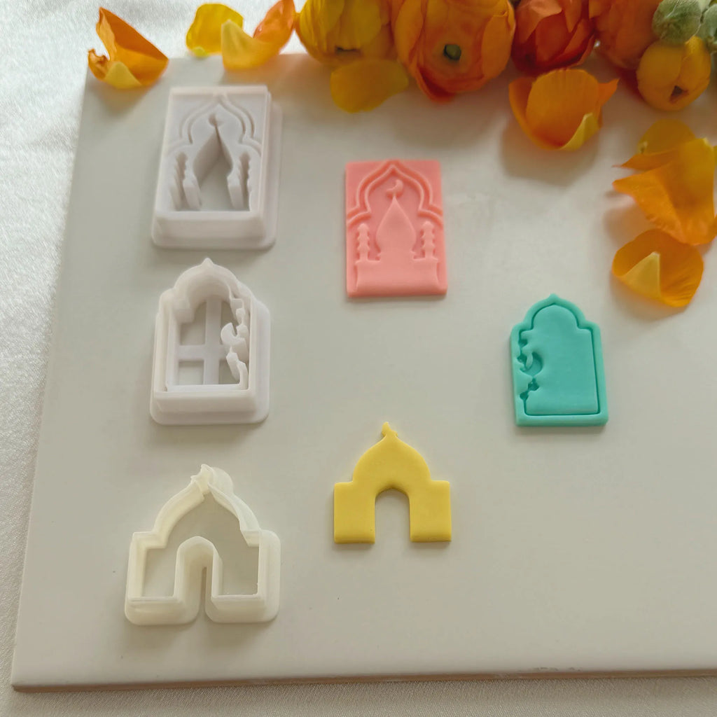 Arabesque Polymer Clay Cutter Islamic Temple Mosque Ramadan Arabian