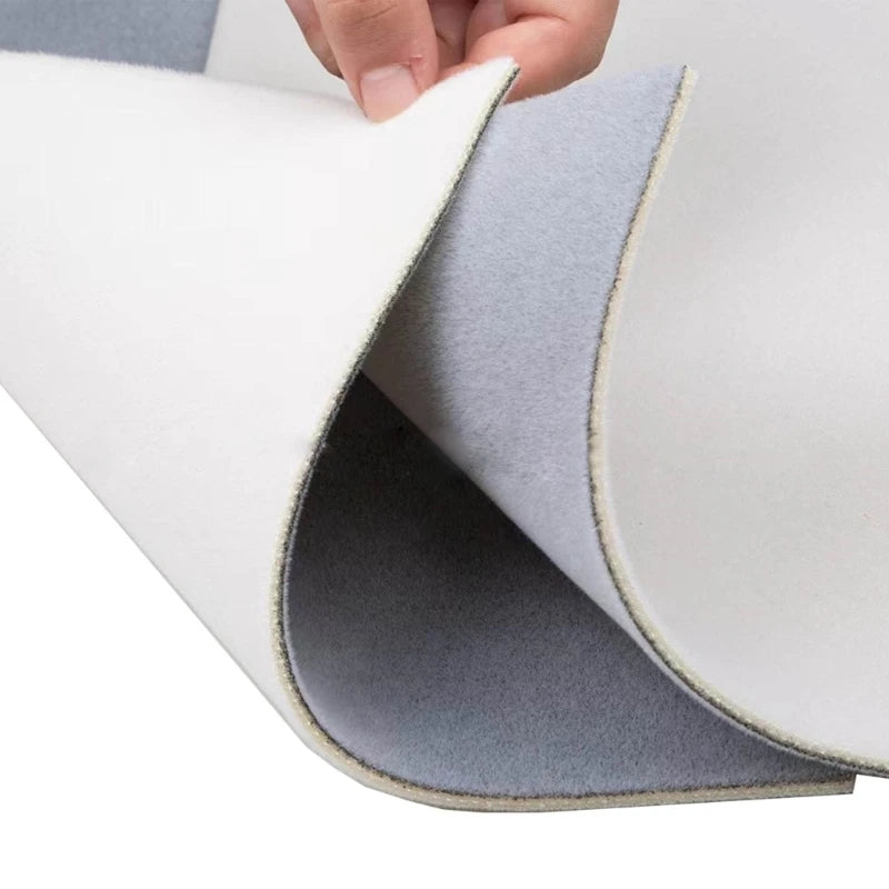Bead Mats Pack of 2 Gray & Beige Non Skid