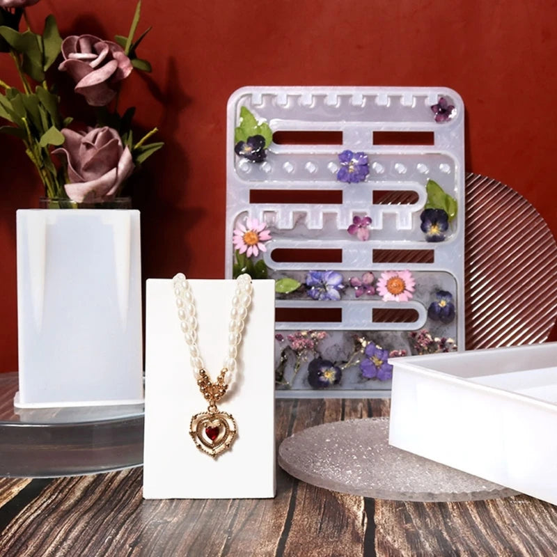 Resin Molds Earring Storage Holder