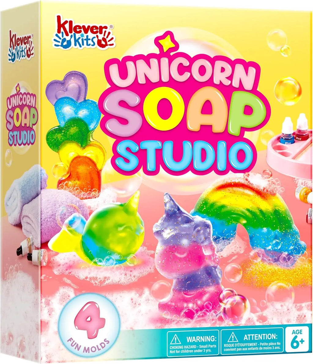 Unicorn Soap Making Kit For Boys & Girl STEM Activity .