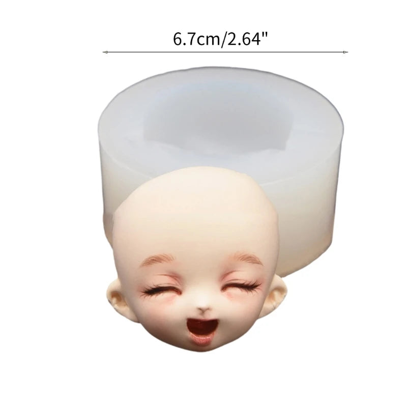Delicate Lowrie Shaped Mask Resin Mold