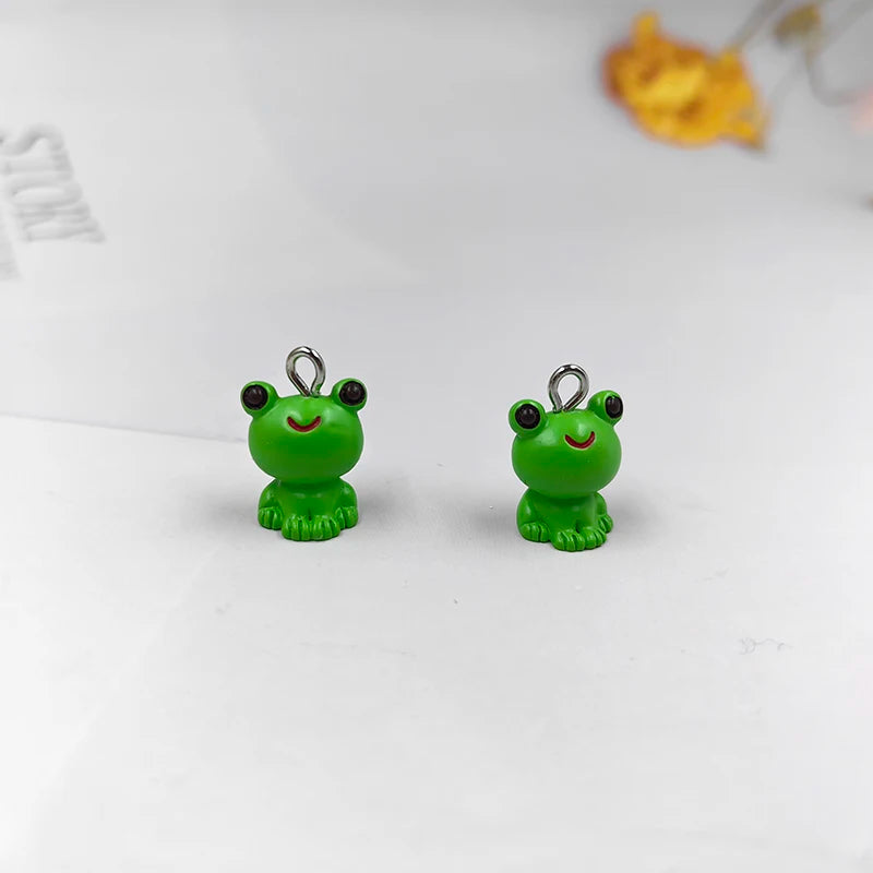 Cute Animal Charms For Jewelry Making 10pcs