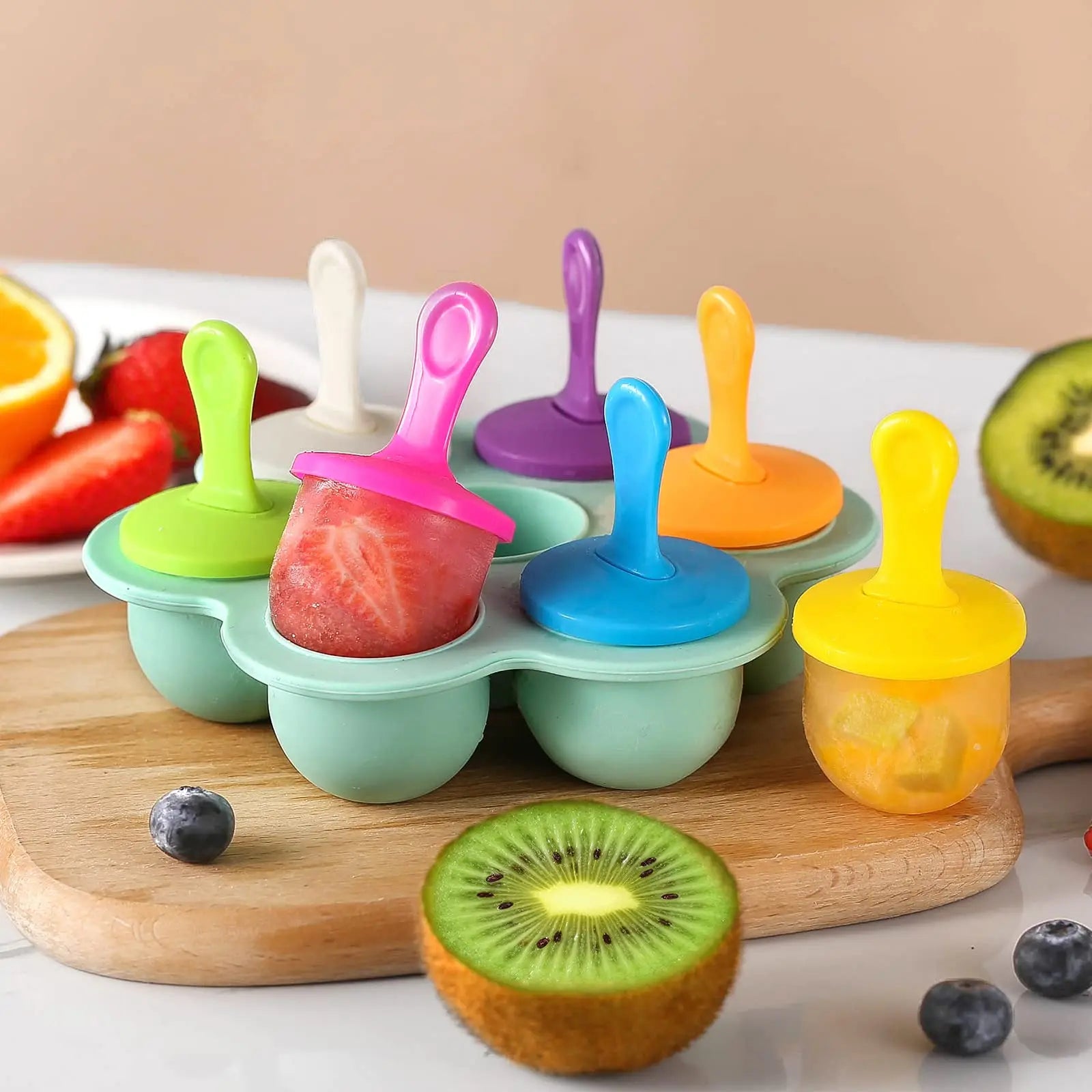1pc Silicone Popsicle Molds Kids