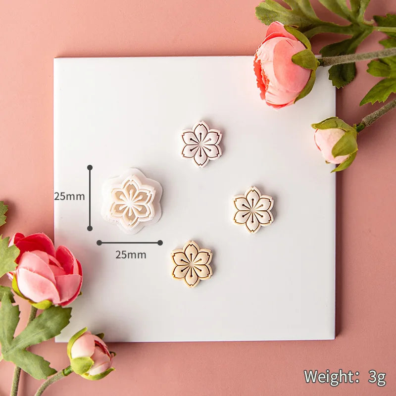 Ocean Sea Polymer Clay Cutters Summer Beach Earring Embosser Cutter Shell Conch Fish Tail Shape Earring Mold for Pendant Jewelry