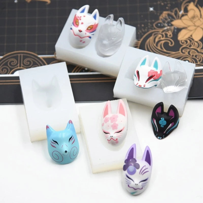 Delicate Lowrie Shaped Mask Resin Mold